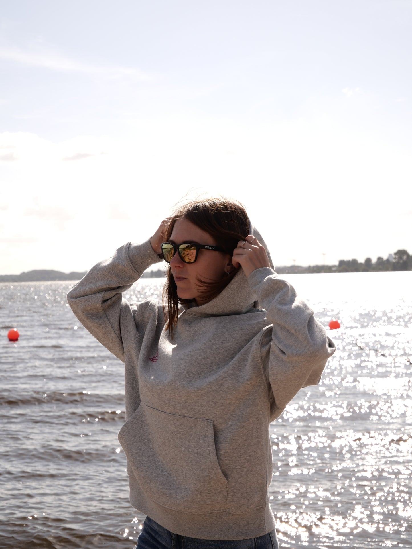 Hoodie Boot Grau