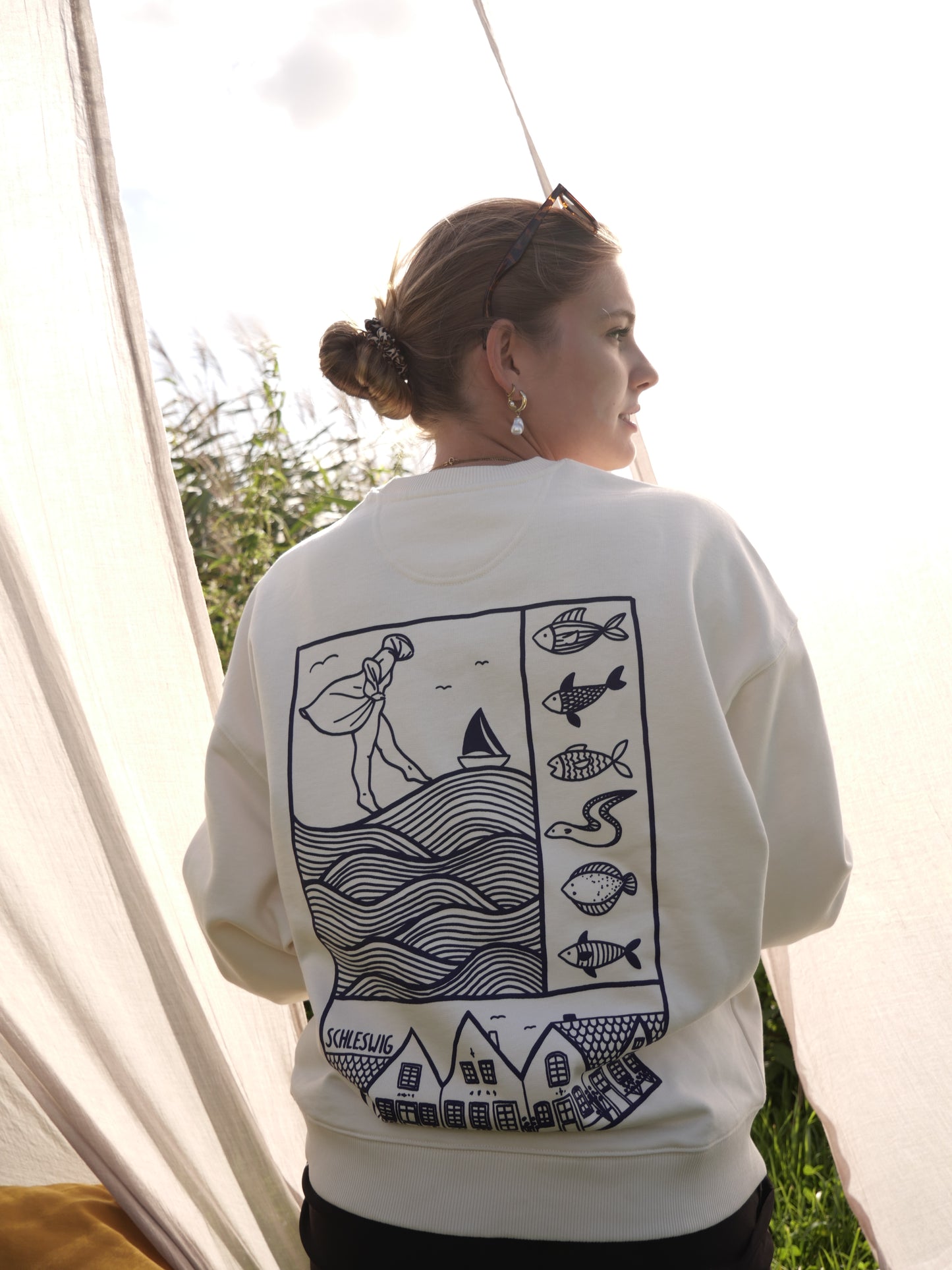 Sweatshirt Schleswig Cream