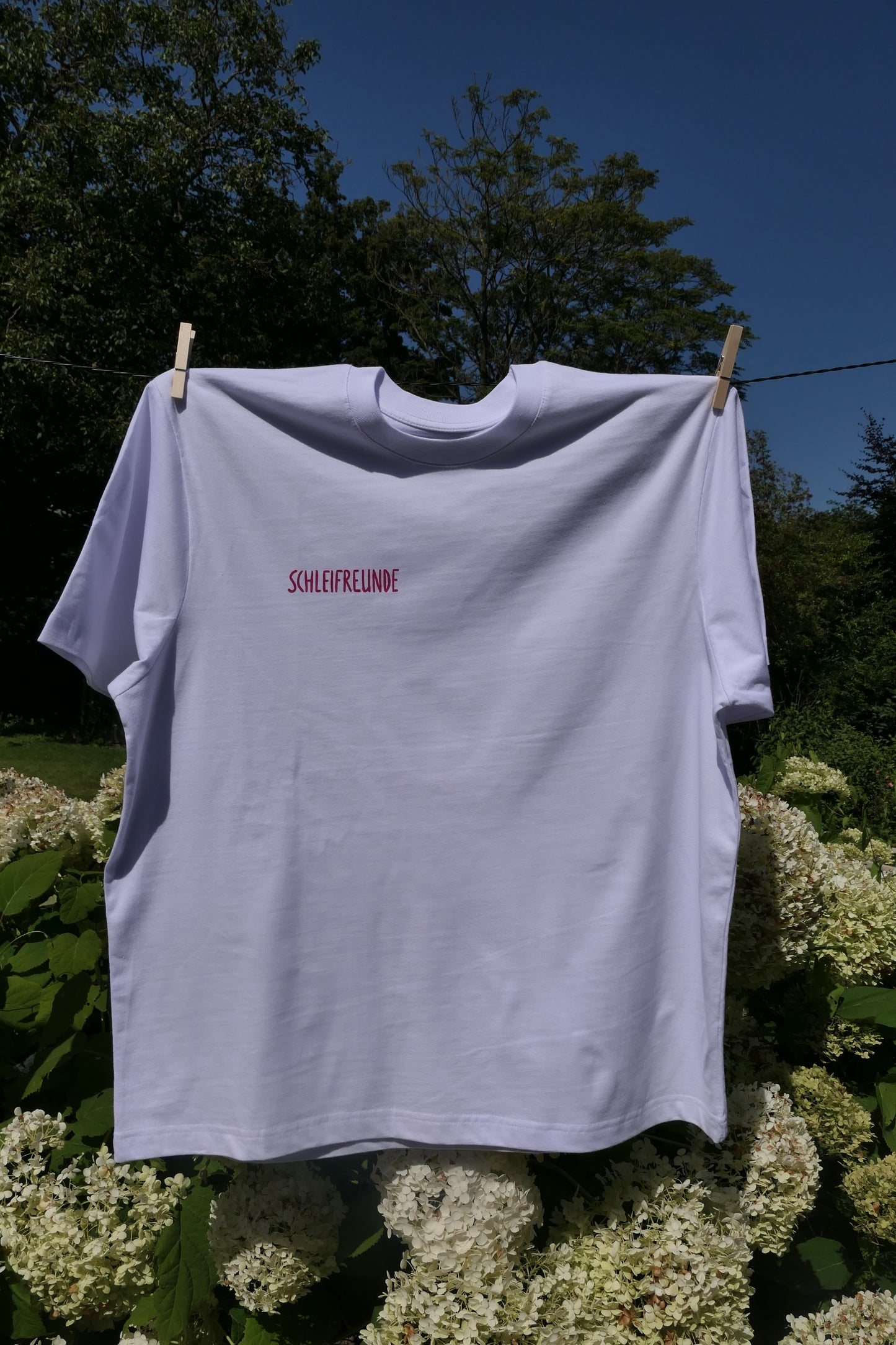 T-Shirt Schleswig weiß/pink