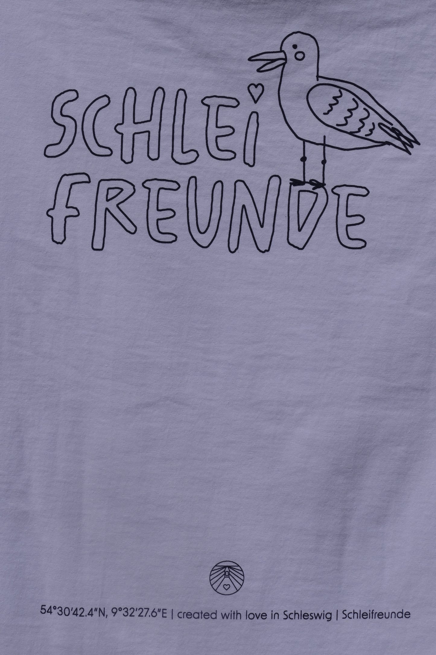 T-Shirt Möwe weiß/navy