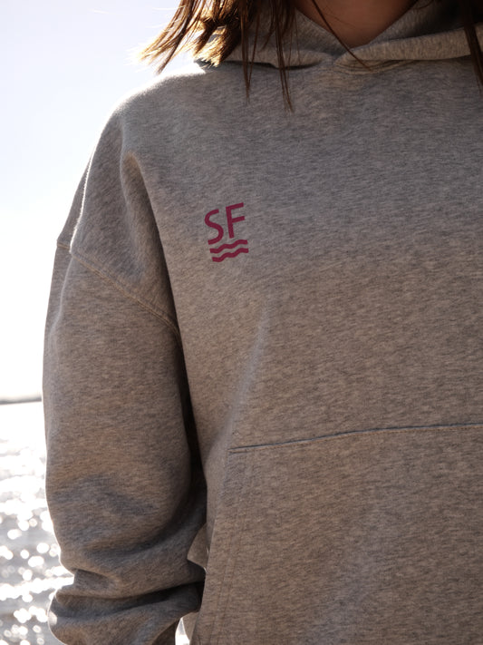 Hoodie Boot Grau