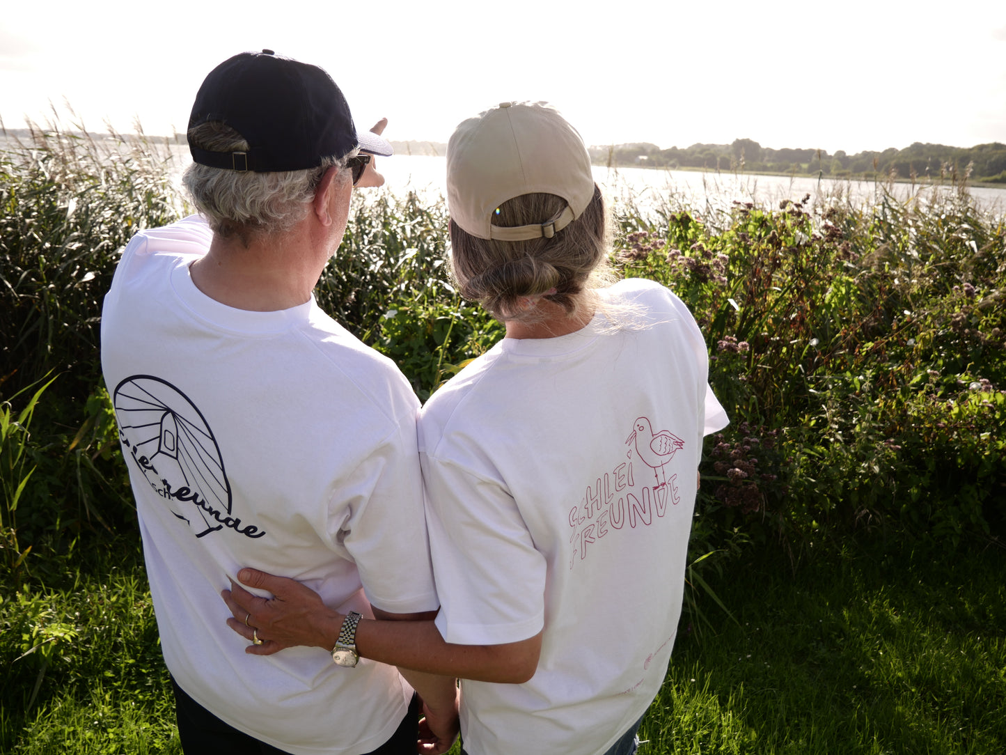 T-Shirt Möwe weiß/pink