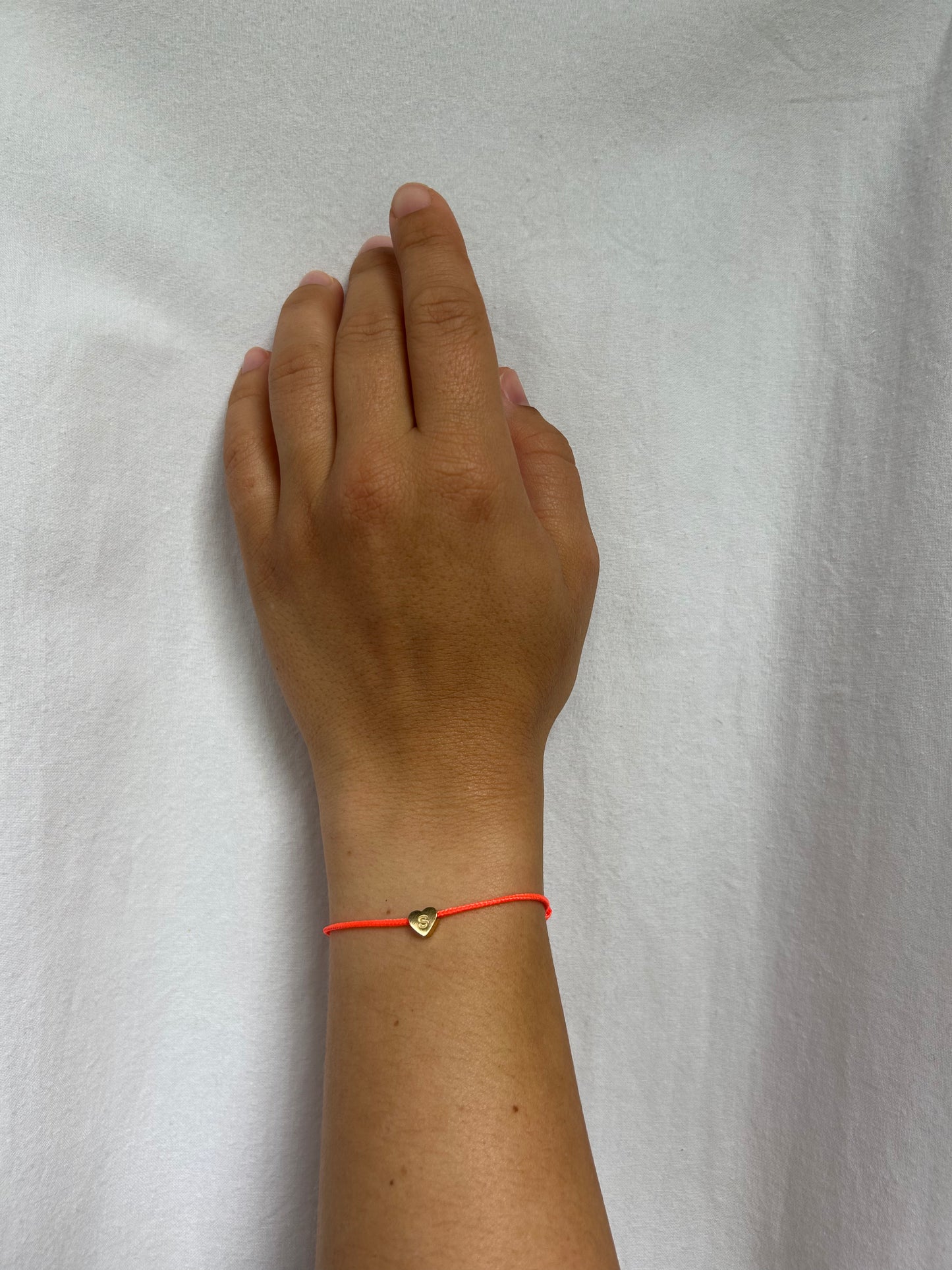 Schlei-Armband dünn Herz