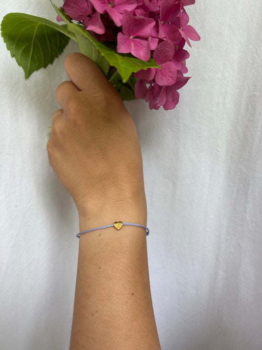Schlei-Armband dünn Herz